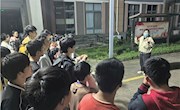 【情润特教·生长德育】以“演练”筑防 与安全同行——南通特殊教育中心举行宿舍夜间消防演练